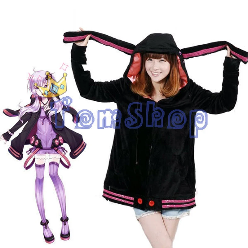Толстовка Vocaloid 3 yuzaki Yukari куртка с капюшоном для косплея размеры S M L|yuzuki yukari cosplay|anime
