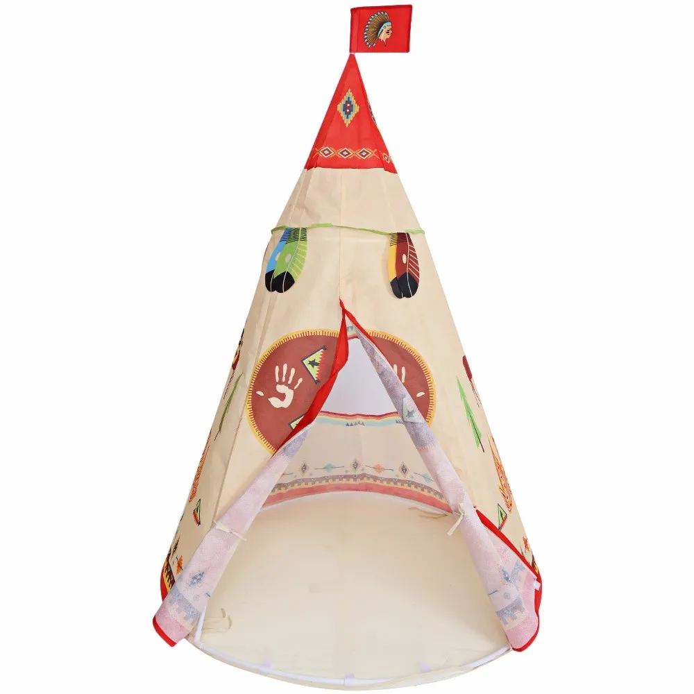 JIMITU Крытый Открытый 160x105 см детские игрушки переносной вигвам игровой домик