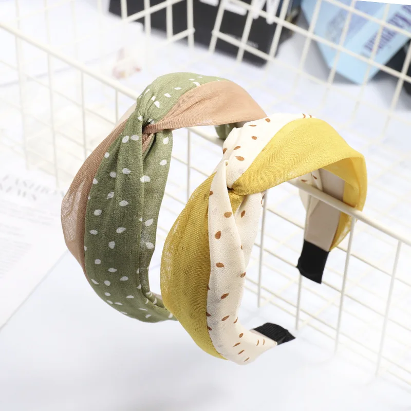 

BlueStyle Dot Headbands for Women Girls Hair Accessories 2019 Trendy Korean Design Head Band Headwear