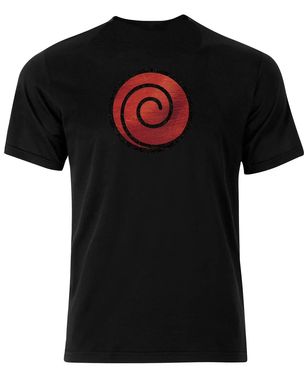 Uzumaki Naruto Clan Symbol Konoha Nagato Karin Мужская футболка с задней частью топ ad63бесплатная