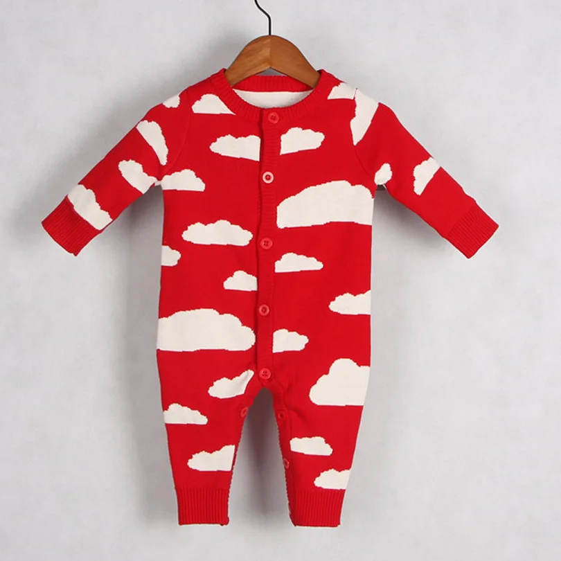 2019 Otoño e Invierno mameluco de bebé niño niña ropa de dibujos animados de las nubes de lluvia bebé recién nacido niños Bobo Bebe mono 0 -24 m 2019 Otoño e Invierno mameluco de bebé niño niña ropa de dibujos animados de las nubes de lluvia bebé recién nacido niños Bobo Bebe mono 0 -24 m