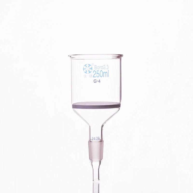 Bush funnel with stopper,Capacity 250ml,Joint 24/29,O.D. 80mm,Effective