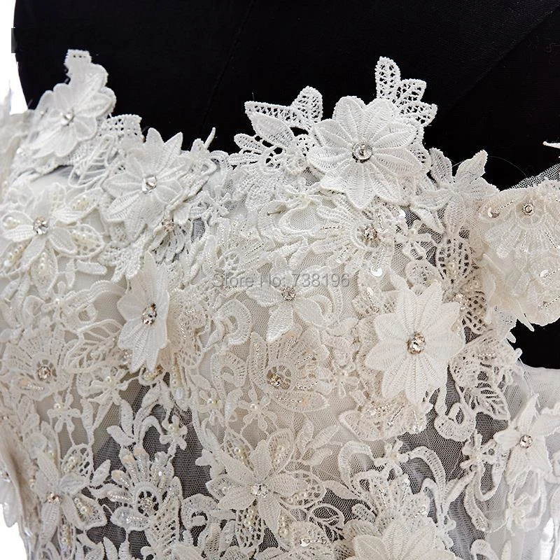 New-Style-Short-Wedding-Dress-Cap-Sleeves-Flowers-Bodice-Zipper-Back-Ball-Gown-Beach-Wedding-Gown (3).jpg