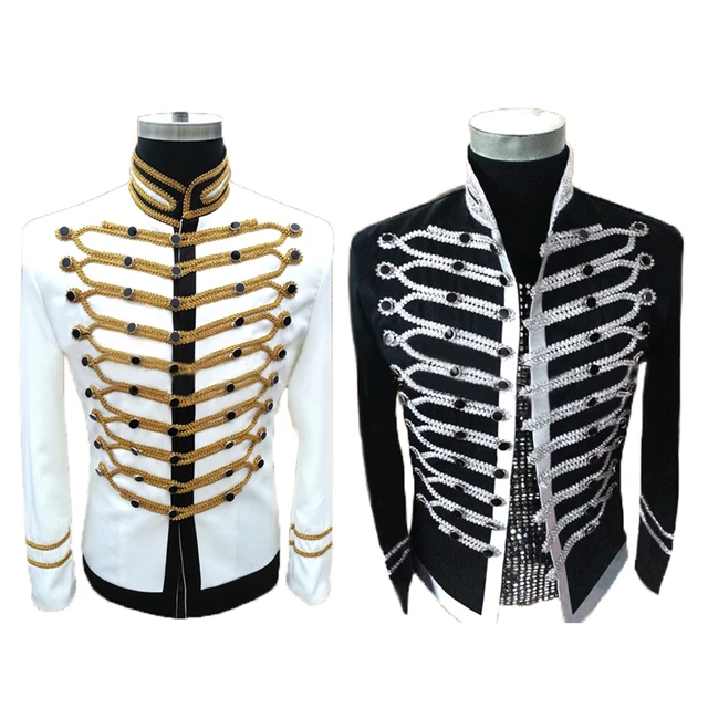 Rare Mj Michael Jackson Black Cotton Elastic Slim Bad Jacket Costume  Clothing For Man Adore Stars - Cosplay Costumes - AliExpress