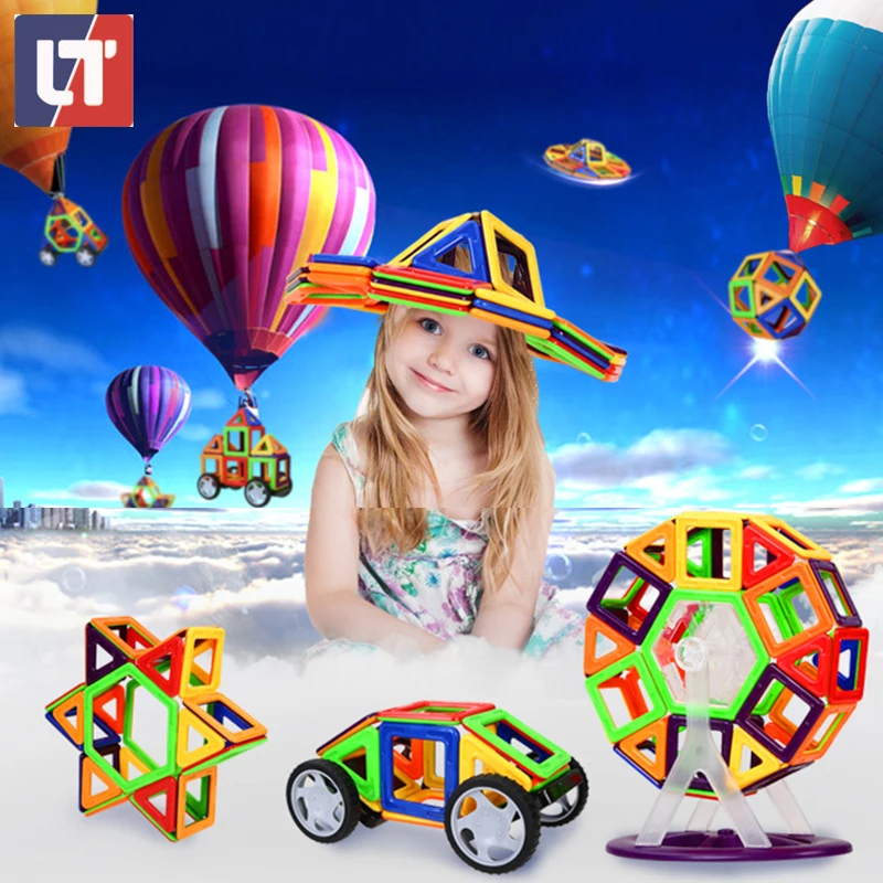 

3D Designer Magnetic Builiding Blocks Construction Mini Set Kids Educational Toys For Chldrens Boys Girls Babys Gift