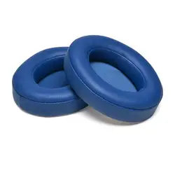 Premium Replacement Ear Pads - Soft Protein Leather Memory Foam (Blue)