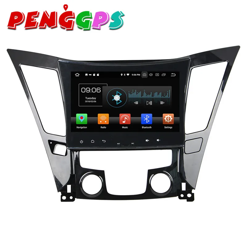 Sale Android 8.0 7.1 Car DVD Player GPS Navigation Headunit For Hyundai SONATA 2011 2012 2013 Car Stereo Auto Multimedia Satnav Video 8