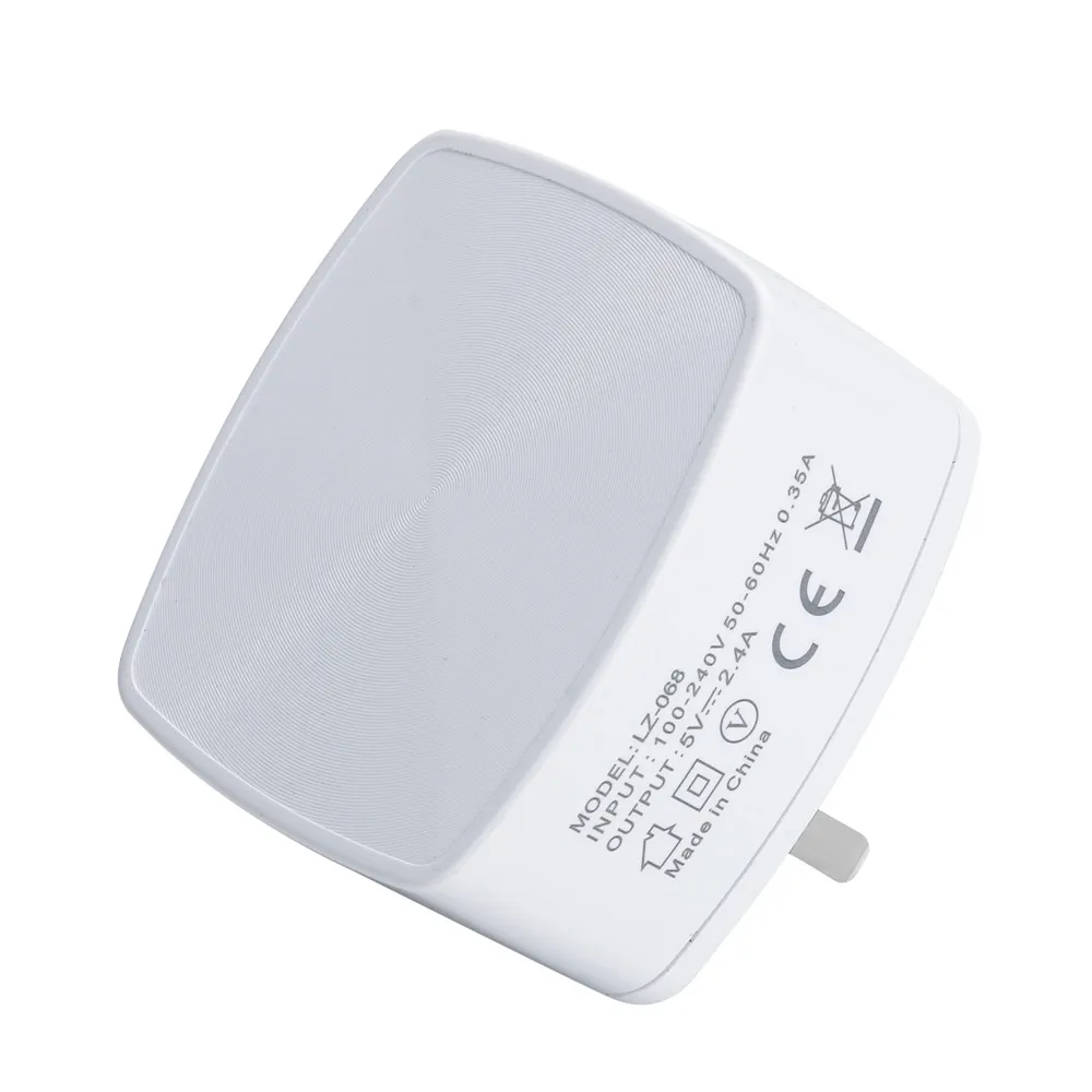 Универсальный ЕС/Великобритания 5 V 3.1A 2 Порты и разъёмы USB2.0 стены Зарядное