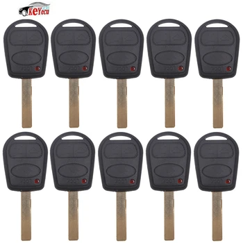 

KEYECU 10 Pcs/lot Replacement Shell Remote Key Case Fob 3 Button for LAND ROVER Range Rover L322 HSE Vogue 2002-2006