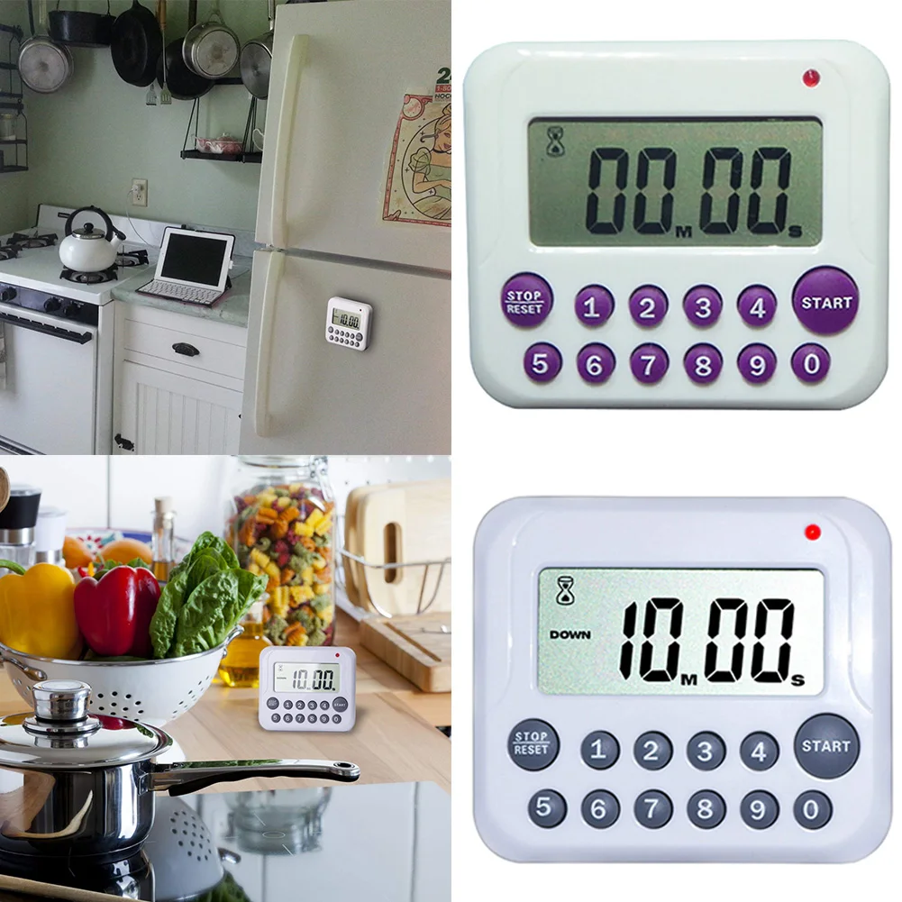 Kitchen Timer Cooking Clock Reminder Digital Practical Alarm