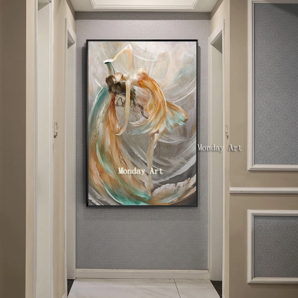 85 The-minimalist-100-Handpainted-impressionist-Flying-girl-Oil-Painting-On-Canvas-Wall-Art-Wall-Pictures-For (9)