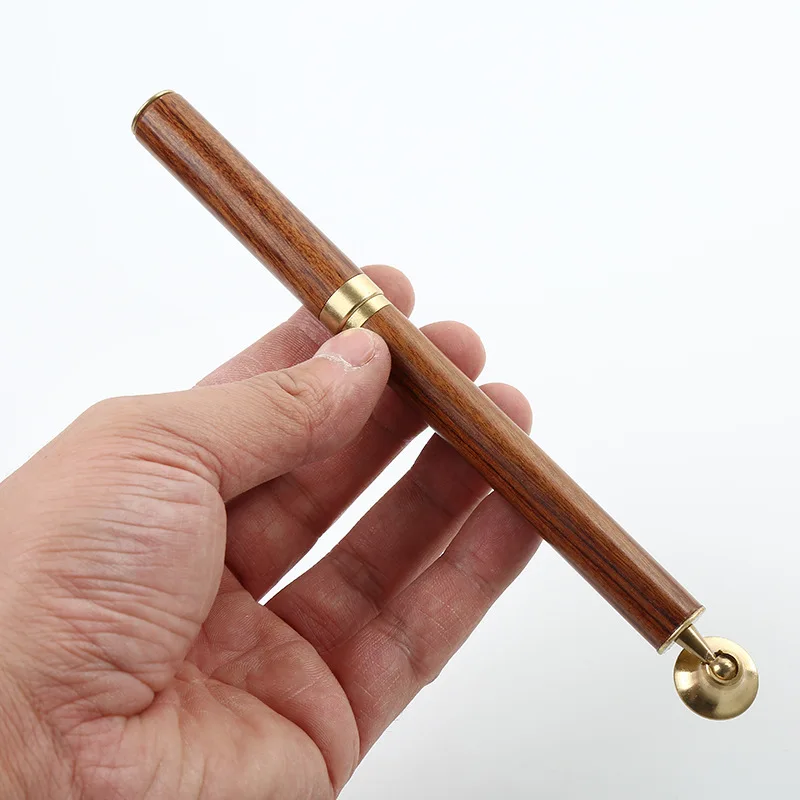 Pinceles de caligrafía de empalme de latón de madera Natural para la práctica de escribir guiones regulares de regalos de lujo Pinceles de caligrafía de empalme de latón de madera Natural para la práctica de escribir guiones regulares de regalos de lujo