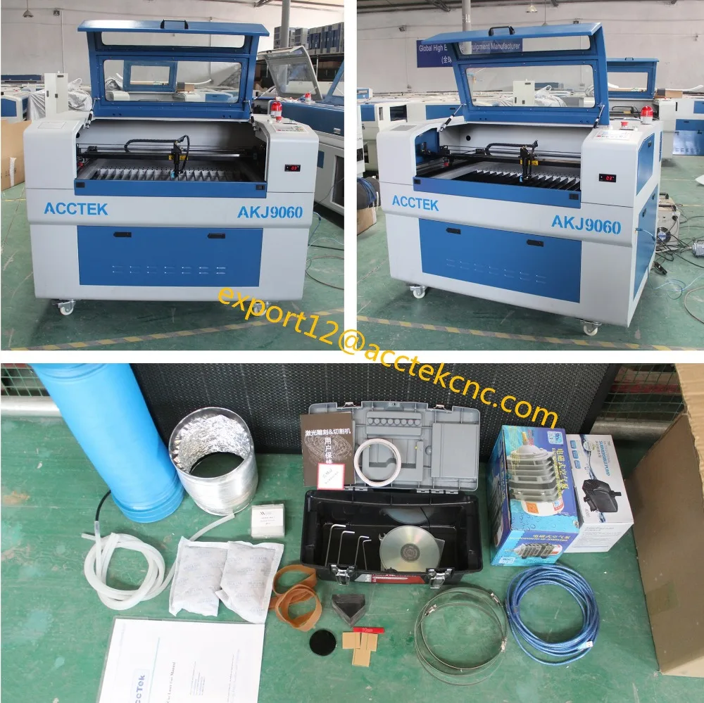80w AKJ6090 AKJ1390 laser graver laser machine engraving price laser