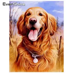 EverShine алмазов картина вышивки крестом Животные Алмазная вышивка Diy Полный площади собака Алмазная мозаика горный хрусталь декора ручной