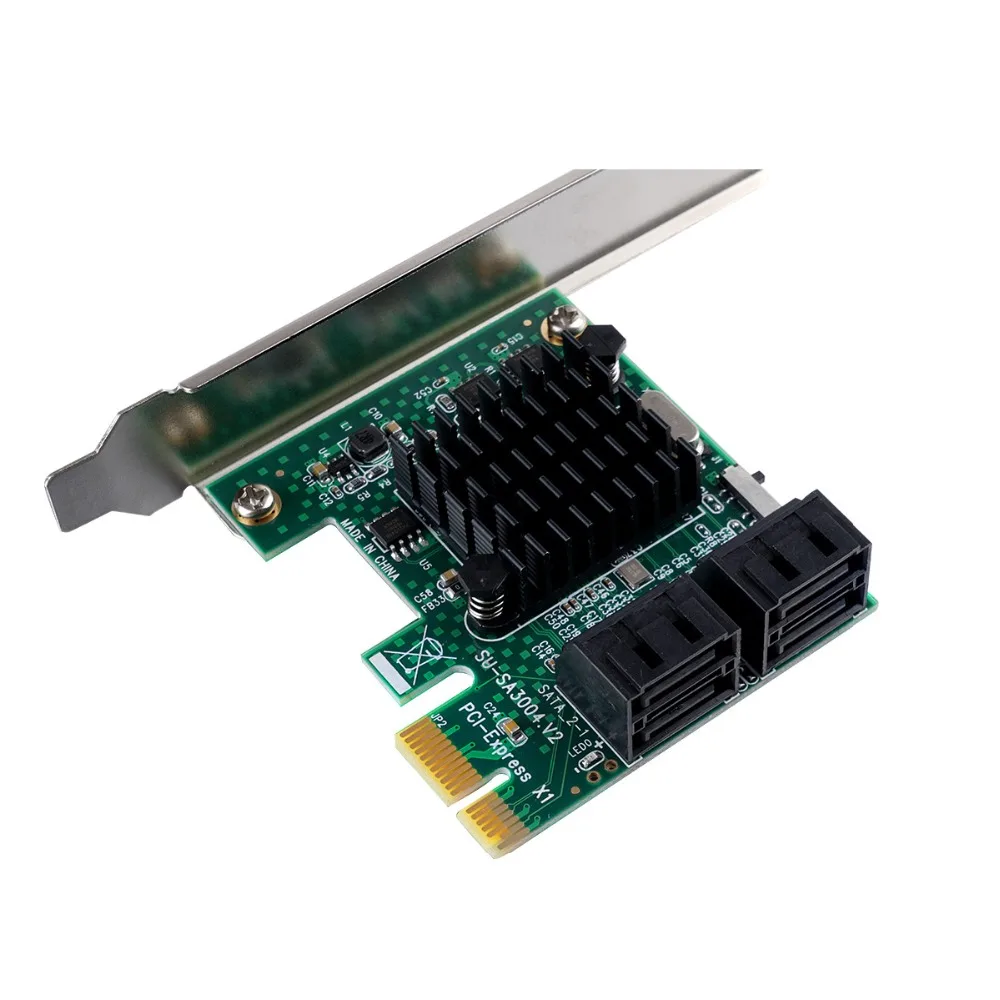 Плата расширения ORICO 4 порта SATA3.0 PCI E 6 Гбит/с|Платы расширения| |