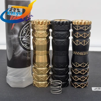 

HAMMERHAND mod kit arrival electronic cigarette 18650 battery 25mm brass Mechanical Vaporizer mod Tower Mech Mod sob kit