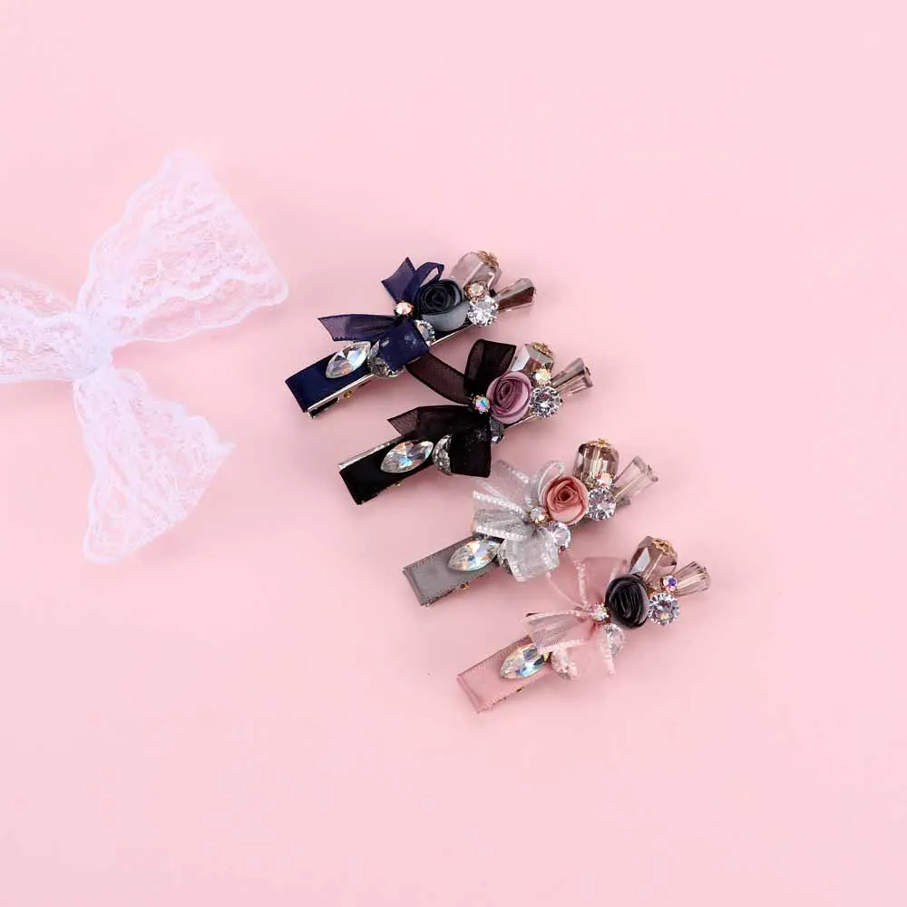 Aliexpress.com : Buy 1 pc Fashion Rhinestone Hair Clips Elegance Women ...