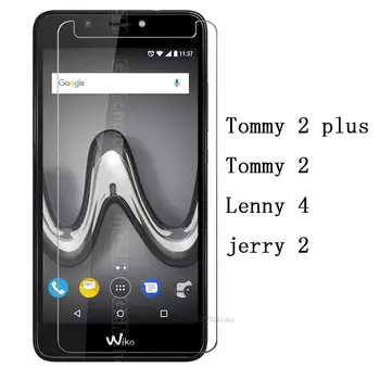 Перейти на Алиэкспресс и купить Смартфон 9H закаленное стекло для WIKO Tommy 2 plus защитная пленка для экрана чехол для телефона Wiko Lenny 4 jerry 2