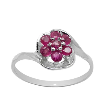 

Qi Xuan_Fashion Jewelry_Red Stone Simple Elegant Woman Rings_s925 Solid Sliver Fashion Rings_manufacturer Directly Sales