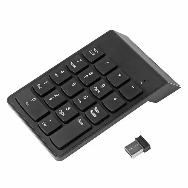 Special Offers ALLOYSEED Wireless 2.4GHz 18 Keys Number KeyPad Numeric Keyboard Supermaket Accessories for Notebook Laptop Special Offers ALLOYSEED Wireless 2.4GHz 18 Keys Number KeyPad Numeric Keyboard Supermaket Accessories for Notebook Laptop