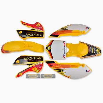 

Full Plastics Fender Faring Graphics Decals Stickers For Suzuki DRZ110 2003-2006 Kawasaki KX65 KLX110 2002-2008
