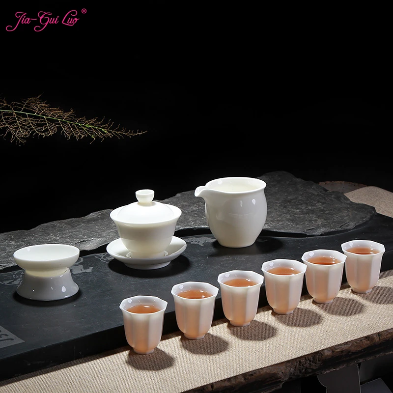 

Jia-gui luo Chinese Ceramic Kung Fu Tea Set Tea Cup Kitchen Office Equipment