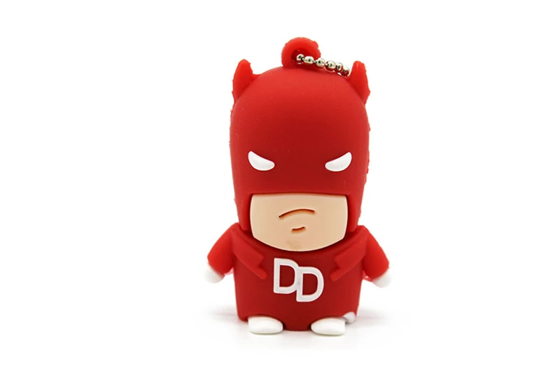 Cartoon characters usb flash disk 16GB 32G 64GB full capacity pen drive The Avengers memory stick mini plastic U disk super Hero