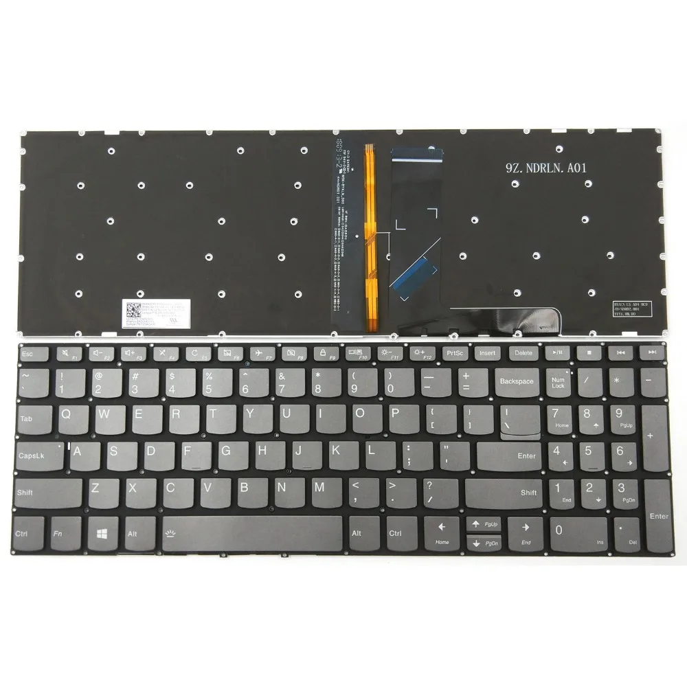 Новая клавиатура для ноутбука lenovo Ideapad 330S-15ARR 330S-15AST 330S-15IKB 720S-15IKB V330-15IKB V330-15ISK с подсветкой США