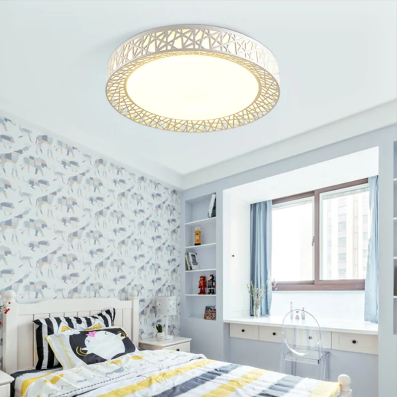 

12/24/36W Remote Controller LED Ceiling Lamp Dimming Chandelier LED Light Fixture Home Living Bedroom Lighting 80-240V