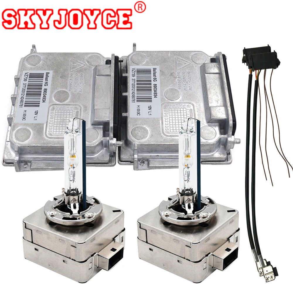 SKYJOYCE OEM D1S балласт ксенона D3S 6 г балластом 89034934 35 Вт 4300 К-8000 К металла d1s комплект ксенона авто фар аксессуары