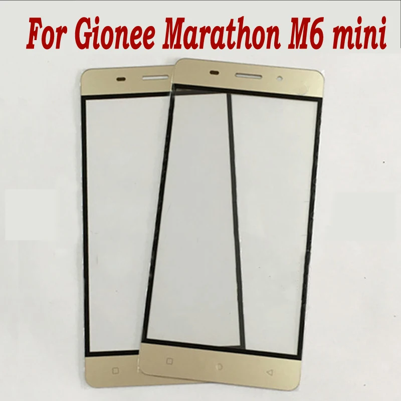 

3 color 5.3" Mobile Phone Touch Panel Screen Front outer Glass Lens for Gionee Marathon M6 mini (Not Touch Screen/Digitizer ) ~