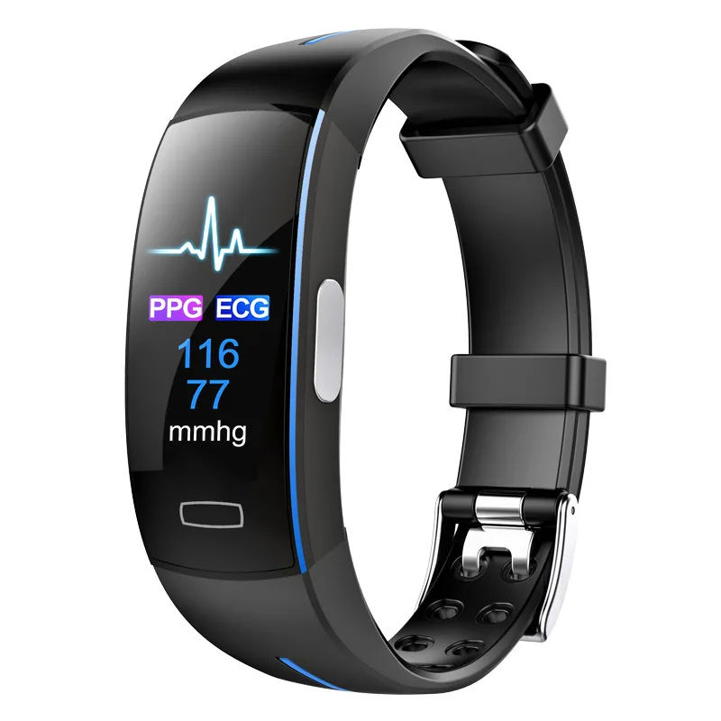 

P3 Plus Blood Pressure SmartBand Heart Rate Monitor PPG ECG Smart Bracelet Activit fitness Tracker Watch Intelligent Wristband