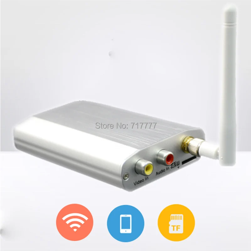 P2P DVS wireless conversion device analog video transmitter to vga
