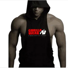 Спортивный беговой жилет для бодибилдинга и фитнеса для мужчин, Золотая Горилла, майка, однотонный Стрингер, майка для мужчин, Спортивная майка