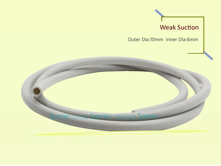 Для зубов; сильное всасывание и слабый низкий всасывающий трубчатый стоматологический Автоклавный трубчатый шланг стоматологический силиконовый Слюнявчик - Цвет: Weak Suction