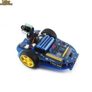 

AlphaBot-Pi Raspberry Pi robot building kit: Original Raspberry Pi 3 Model B+AlphaBot +Camera,with US/EU power adapter