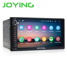 Joying 7" Double 2 Din Android 6.0 Media Player Universal Car Radio Stereo Quad Core GPS Navigator Head Unit Steering Wheel