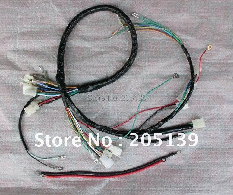 

motorcycle parts Electrical connections to the total for monkey bike