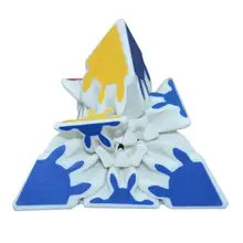 HeShu белый Шестерни 3x3x3, волшебный куб, головоломка, кубики, игрушки для детей