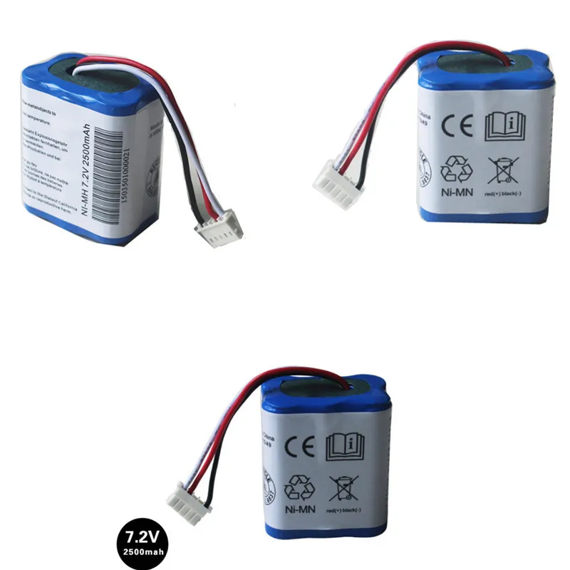 

For iRobot Mint 5200 5200C Mint 5200B Braava 380 380T Robot Vacuum Cleaner Battery 7.2V 2500mAh Ni-MH Rechargeable Batteries