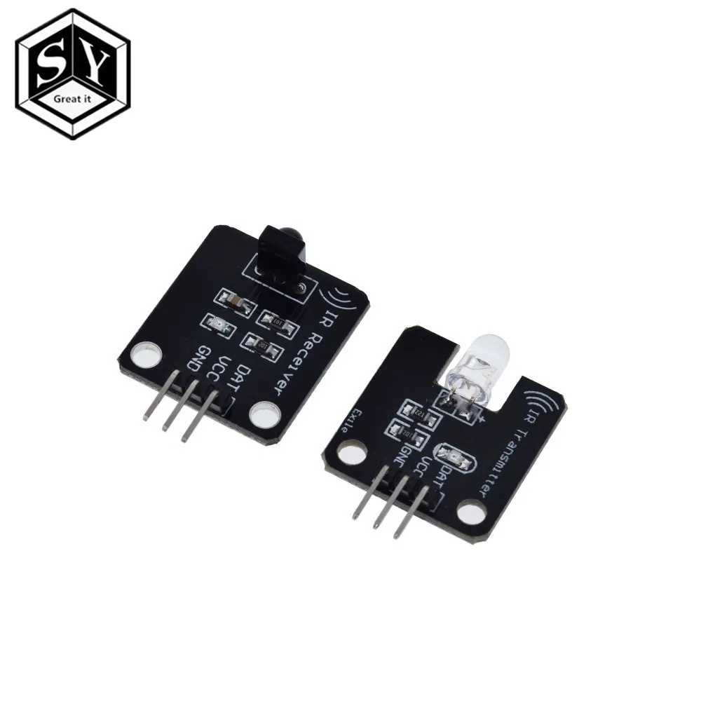 

1set/lot Ir Infrared Transmitter Module Ir Digital 38khz Infrared Receiver Sensor Module For Arduino Electronic Building Block