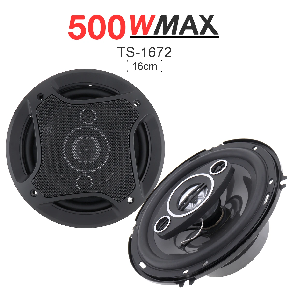 2Pcs 4/5/6 Inch 10/13/16cm 500W Car Coaxial  Auto Audio Music Stereo Loundspeaker Full Range Frequency Hifi Speakers for Car