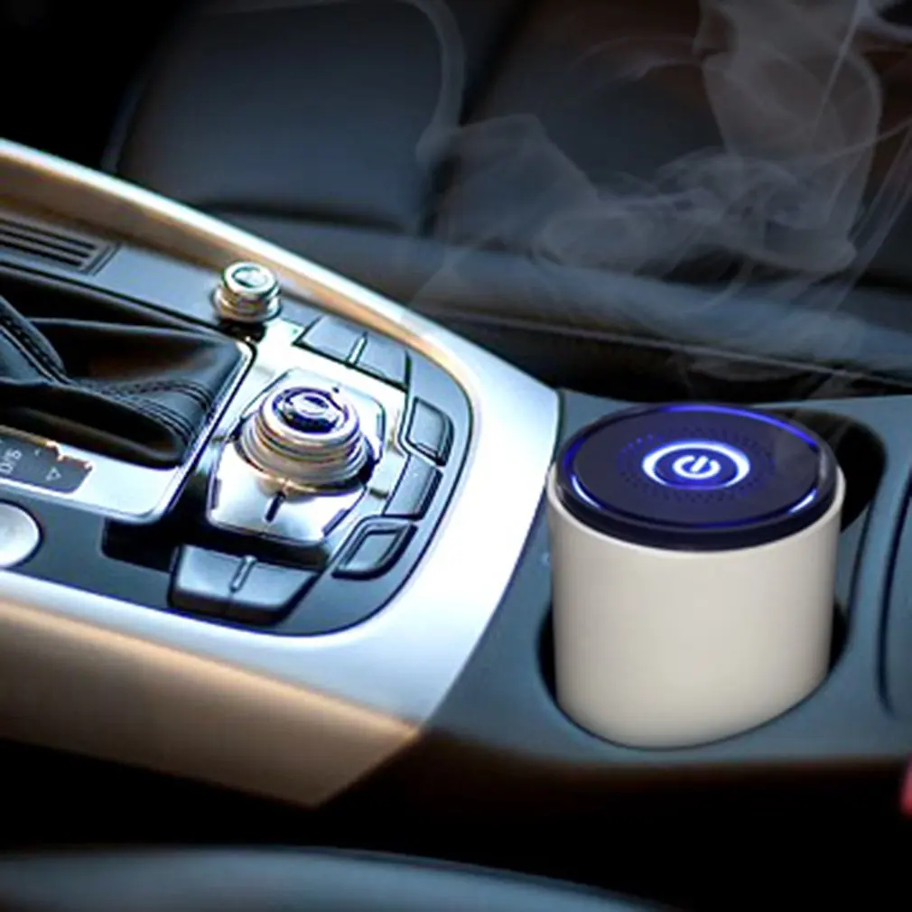 

USB Car Air Purifier Anion Filter Ionizer Cleaner Formaldehyde Odor Eliminator Portable Mini Air Fresher for Home Office