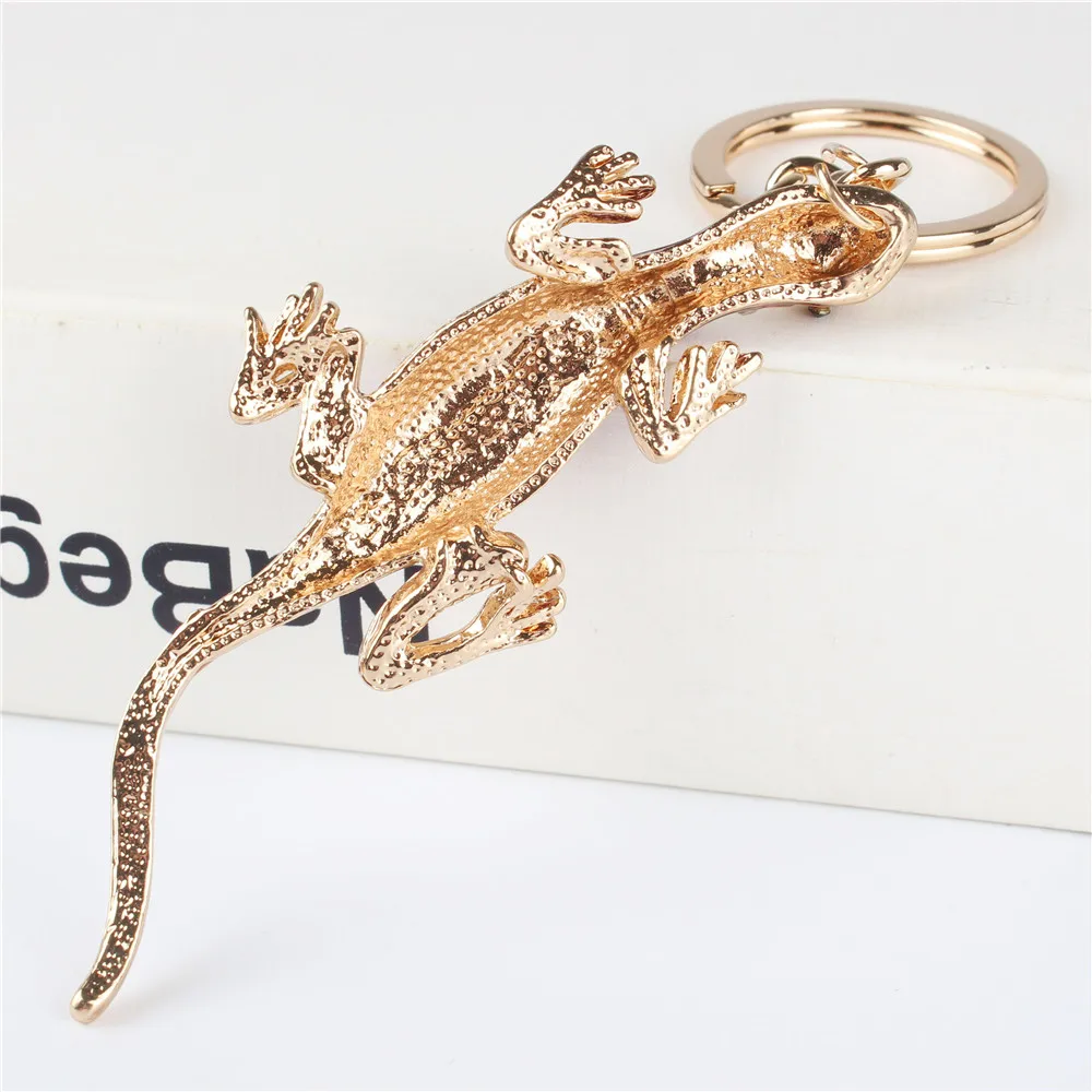 Gecko настенный кулон с ящерицей горный хрусталь кристалл кошелек сумка брелок аксессуары для ключей Свадебная вечеринка держатель брелок подарок