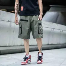 Мужские повседневные уличные свободные шорты Карго рабочая одежда повседневные шорты спортивные шорты с карманами