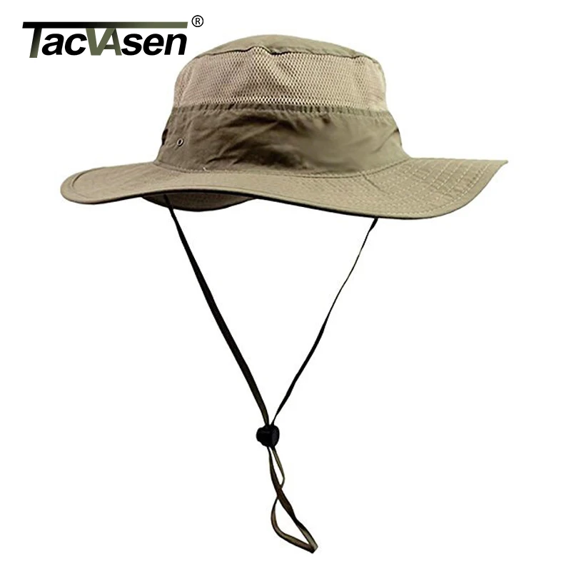 TACVASEN мужская шляпа Boonie летние солнцезащитные кепки тактические снайперские