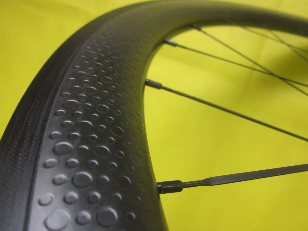 45mm dimpled wheels