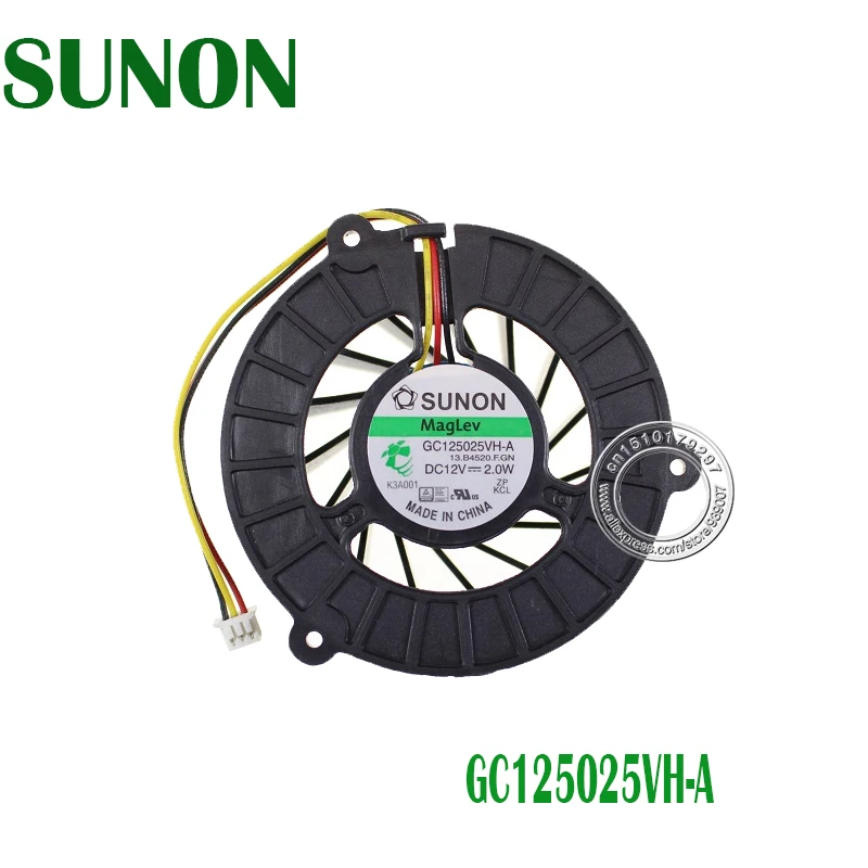 Вентилятор охлаждения SUNON GC125025VH A 12V 2 0 W 13. B4520.f. GN|Кулеры/вентиляторы/системы