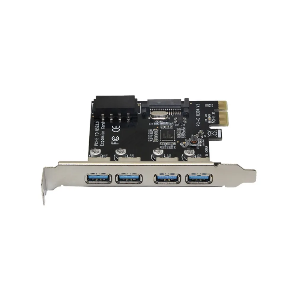 2019 U3046 PCI-E a USB3.0 tarjeta de adaptador de escritorio de expansión de alta velocidad trasera 4 puertos NEC Chip NEC720201 añadir a la tarjeta 2019 U3046 PCI-E a USB3.0 tarjeta de adaptador de escritorio de expansión de alta velocidad trasera 4 puertos NEC Chip NEC720201 añadir a la tarjeta