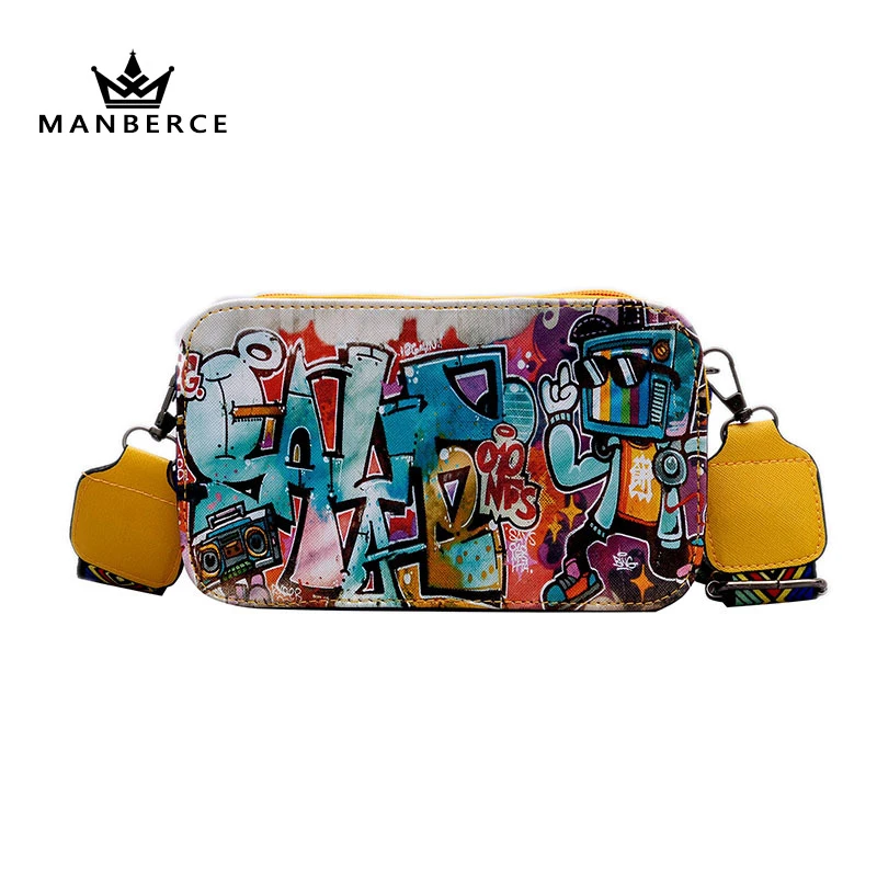 Luxury Handbags Women Bags Designer Graffiti Small Bag for Women